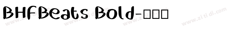 BHFBeats Bold字体转换